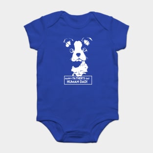 Human Dad Doggies Baby Bodysuit